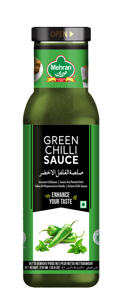 GREEN CHILLI SAUCE 310X12 BOT