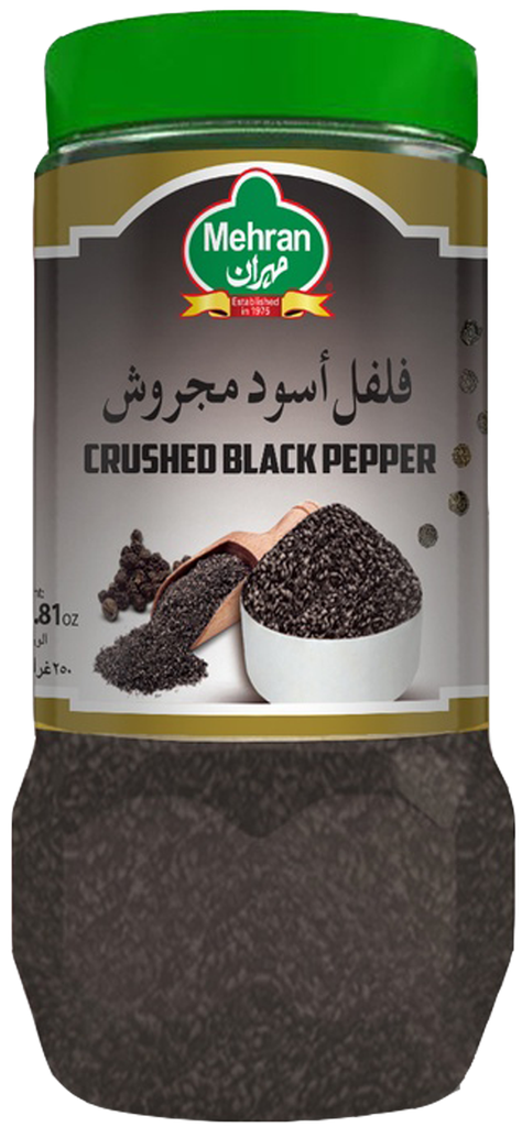 CRUSHED BLACK PEPPER 250 GMS